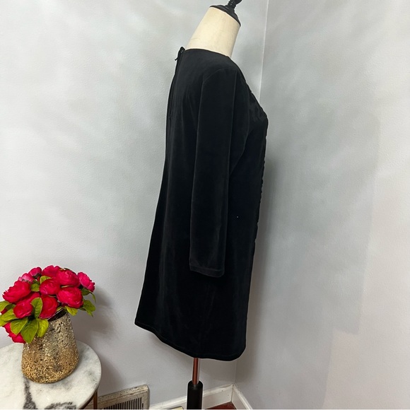 Sanctuary Women’s Velvet Patterned 3/4 Sleeves Mini Dress -New With Tag -Reemoly - Picture 4 of 12